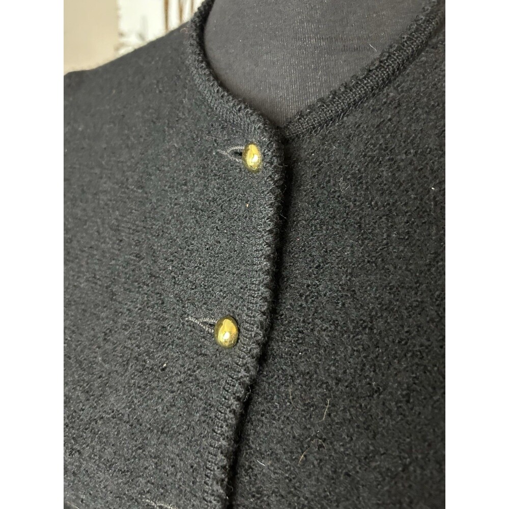 Geiger Tyrol Blazer Jacket Womens 38 Boiled Wool Button Austria - Picture 3 of 6
